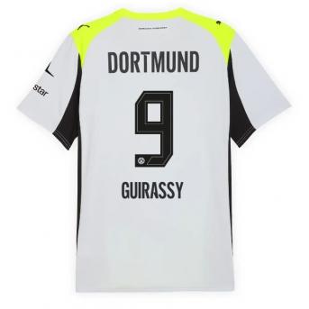 Borussia Dortmund Serhou Guirassy #9 Tricou Fotbal Replică 2025-26 Barbati Deplasare
